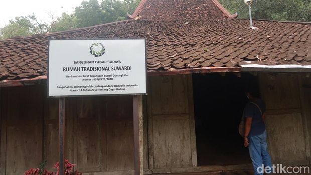 Rumah joglo berusia 250 tahun milik Suwardi (78) di Pedukuhan Trengguno Kidul, Kalurahan, Sidorejo, Kapanewon Ponjong, Kabupaten Gunungkidul. Foto diunggah Senin (6/2/2023).