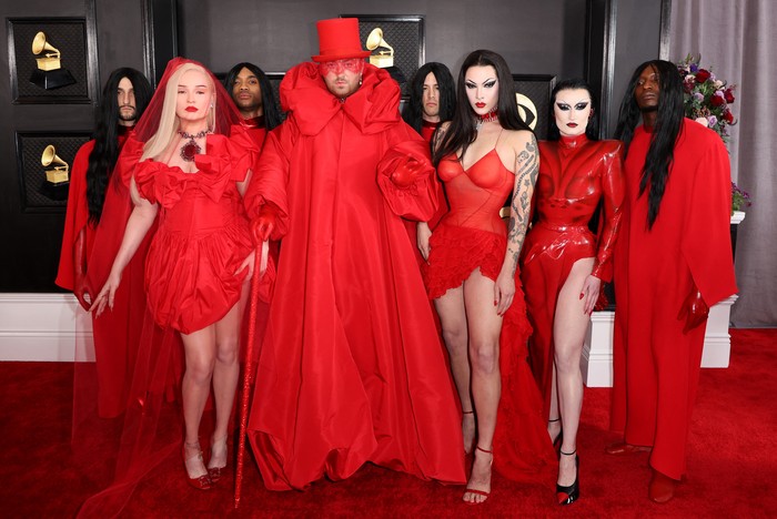 Sam Smith attends the Premiere ceremony of the 65th Annual Grammy Awards in Los Angeles, California, U.S., February 5, 2023. REUTERS/David Swanson