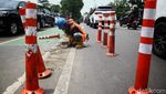 Seperti Ini Perbaikan Stick Cone Jalur Pesepeda