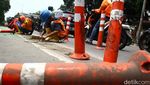 Seperti Ini Perbaikan Stick Cone Jalur Pesepeda