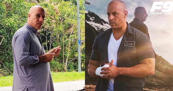 Viral Tukang Ikan Bakar ‘Kembaran’ Vin Diesel Lagi Jualan