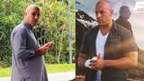 Viral Tukang Ikan Bakar Kembaran Vin Diesel Lagi Jualan
