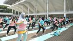 Warga Antusias Ikuti Senam Peringati World Hijab Day 2023