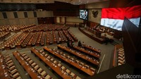 Rapat digelar di ruang rapat paripurna DPR RI, Kompleks Senayan, Jakarta, Selasa (7/2/2023). Rapat dipimpin oleh Wakil Ketua DPR RI Dasco dan didampingi Wakil Ketua DPR lainnya, Lodewijk F Paulus.