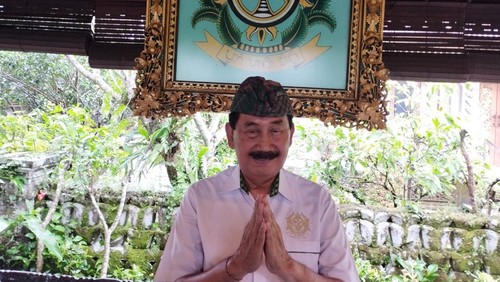 Anak Agung Gde Agung saat ditemui di Puri Ageng Mengwi, Selasa (7/2/2023).