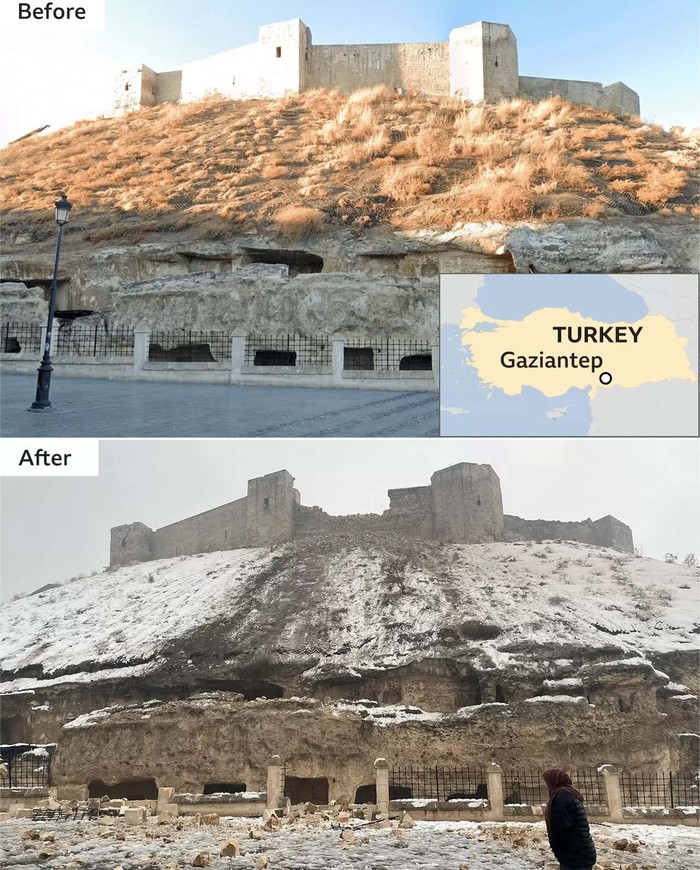 Before-After Gedung, Masjid hingga Istana Rusak Dihantam Gempa Turki Gedung bertingkat hingga tempat ibadah ambruk akibat gempa bumi di Turki. Ini penampakan gedung sebelum-sesudah gempa Turki.