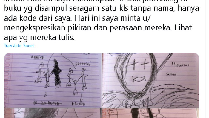 Seorang guru BK memberikan tugas kepada muridnya untuk curhat di atas kertas. Hasilnya bikin netizen merembes.