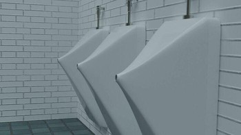 Urinal yang bebas percikan. Foto: Reddit via Boredpanda