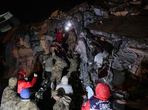 Pilu, Teriakan Korban Gempa Turki dari Balik Reruntuhan