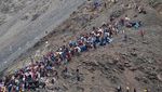 Foto Udara Detik-detik Bukit di Peru Longsor