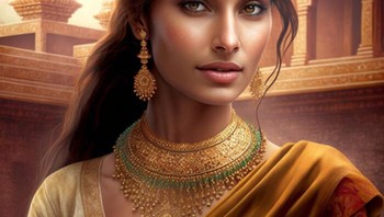 Gambaran wanita dari  India. Foto: twitter/CryptoTea_