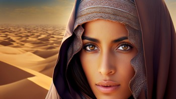 Gambaran wanita dari Arab Saudi. Foto: twitter/CryptoTea_