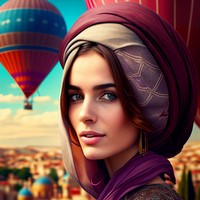 Foto wanita AI