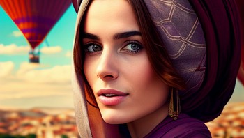 Gambaran wanita dari Turki. Foto: twitter/CryptoTea_