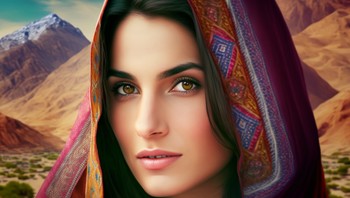 Gambaran wanita dari Pakistan. Untuk melihat foto lainnya bisa klik di sini. Foto: twitter/CryptoTea_