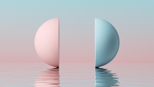 Ilustrasi volume setengah lingkaran.