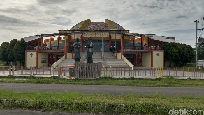 Kondisi komplek wisata Bojongsari, Indramayu