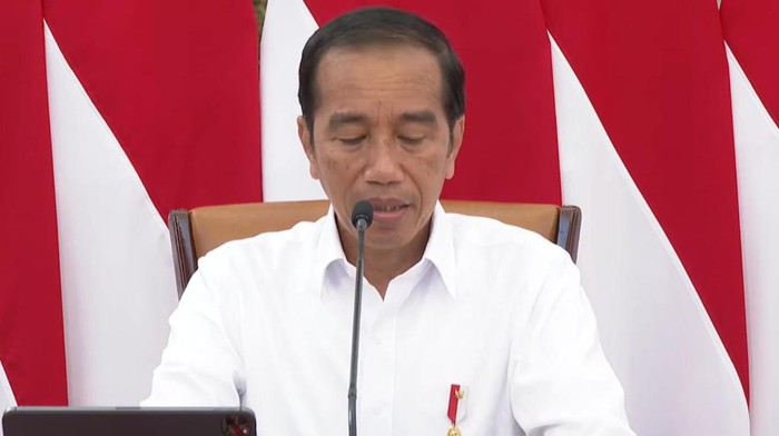 Konferensi pers Presiden Jokowi (dok. YouTube Setpres)