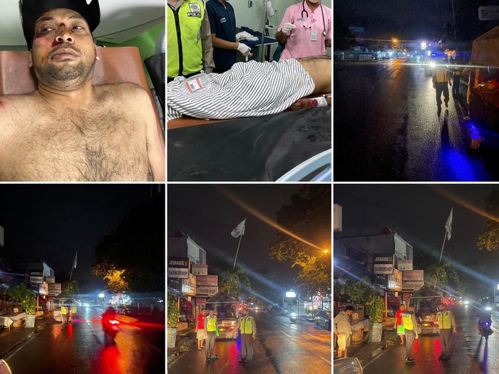 Kecelakaan di Jalan Raya Sesetan tepatnya di kilometer 7, Kecamatan Denpasar Selatan, Kota Denpasar.