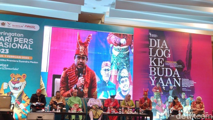 Bobby Nasution dalam acara Dialog Kebudayaan di Hari Pers Nasional (HPN) 2023