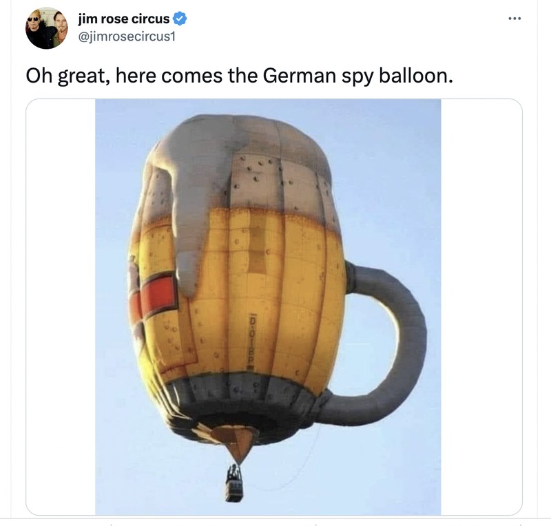 Meme balon mata-mata China