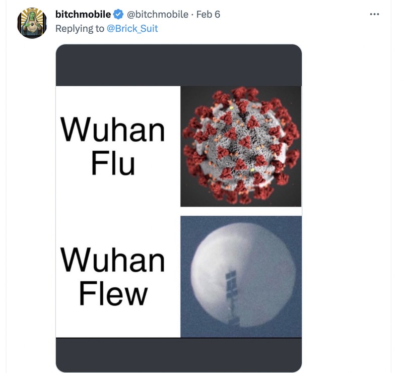 Meme balon mata-mata China