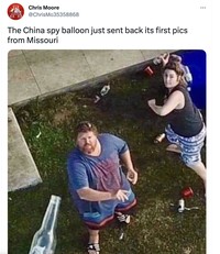 Meme balon mata-mata China