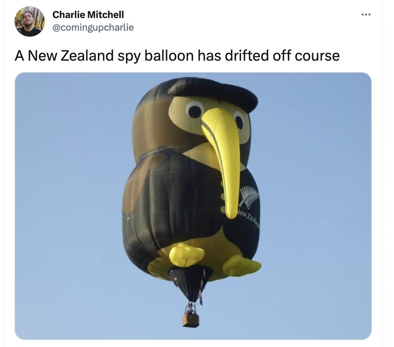 Meme balon mata-mata China