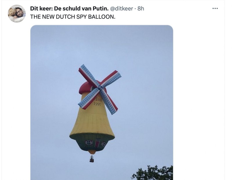 Meme balon mata-mata China