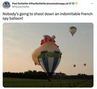 Meme balon mata-mata China