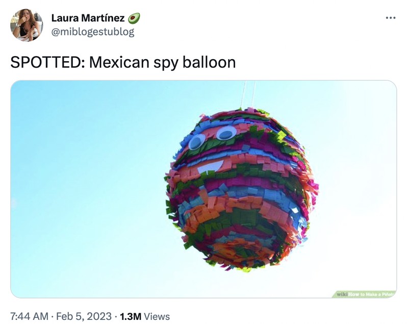 Meme balon mata-mata China