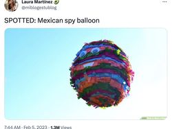 Meme Kocak Balon Mata-mata China Intai Amerika