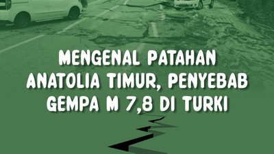 Infografis: Mengenal Patahan Anatolia Timur, Penyebab Gempa M 7,8 di Turki