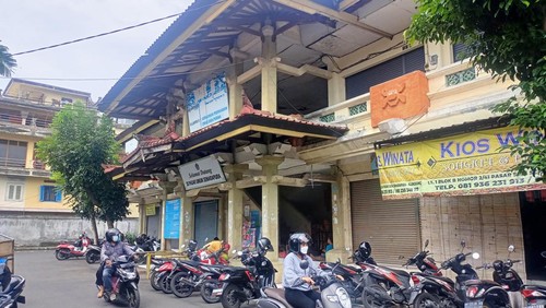 Pasar Semarapura berlokasi di jantung kota Klungkung bakal jadi pasar tematik wisata. (IST)
