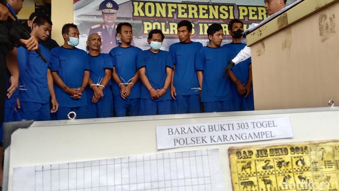 Pelaku judi togel online di Indramayu