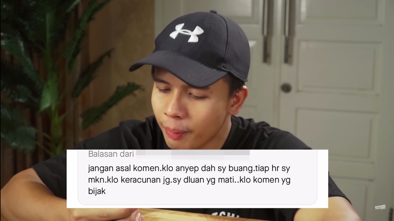 Pemilik warung makan tak terima kritik