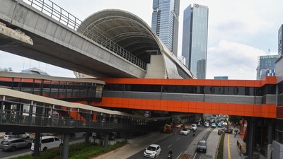 Potret Stasiun-Rel LRT Jabodebek yang Bakal Dioperasikan Juli 2023