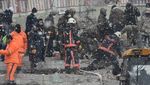 Saat Evakuasi Korban Gempa di Turki Terhambat Badai Salju