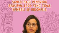 Infografis: Sanksi bagi Penerima Beasiswa LPDP yang Tak Kembali ke Indonesia
