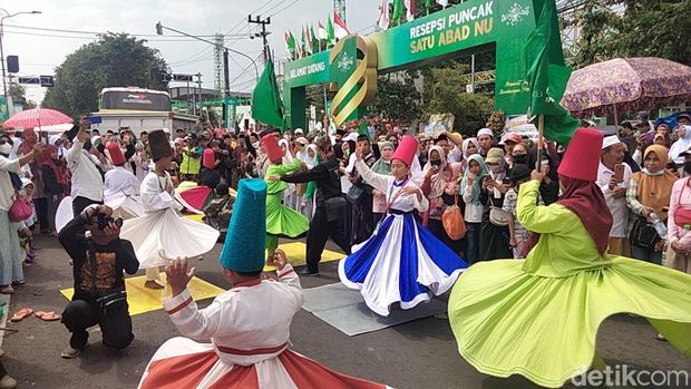 Tarian Sufi Nusantara turut ramaikan Puncak 1 Abad NU di Sidoarjo