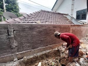 Tembok Bu Ami Rawan Jebol, Dinas Citata Nyatakan Pemasangan Turap Dimulai