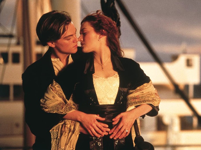 Cuplikan adegan di film Titanic (1997).