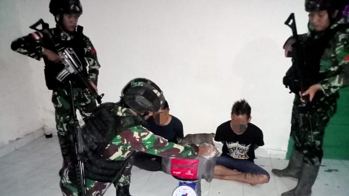 TNI gagalkan penyelundupan sabu di Bengkayang, Kalbar.