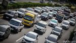 Tol Dalam Kota Macet di Cawang, Contraflow Diberlakukan
