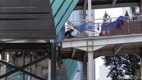 TransJakarta melakukan revitalisasi Halte Dukuh Atas 1 sejak  15 April 2022 bersamaan dengan 11 halte TransJakarta lainnya.
