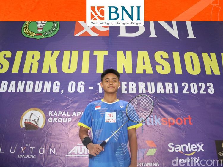 Allong Ardian si Pengagum Anthony Ginting Lolos 8 Besar BNI Sirnas 2023
