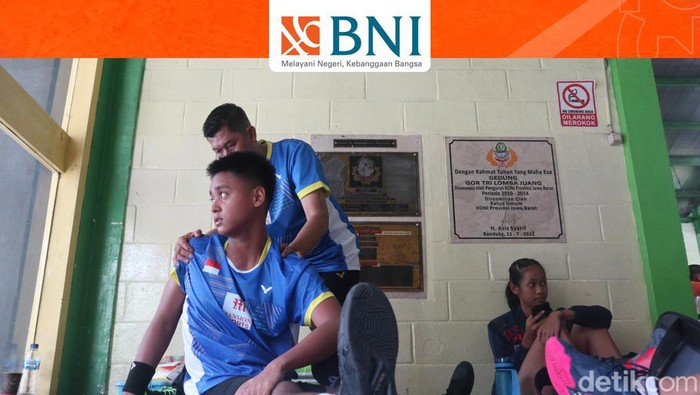 Allong Ardian, unggulan pertama tunggal pemula putra di BNI Sirnas 2023.