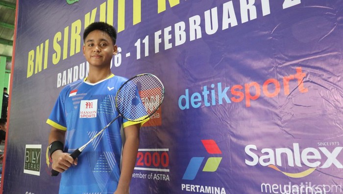 Allong Ardian, unggulan pertama tunggal putra pemula di BNI Sirnas 2023.