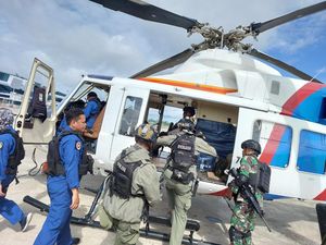 Detik-detik Evakuasi 15 Pekerja yang Disandera KKB di Nduga Papua