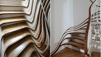 Goyang banget kayaknya ini tangga. Foto: (Bored Panda).